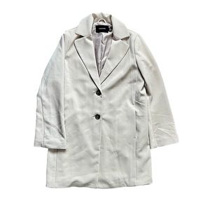 Tahari Designer Beautiful Lightweight Knee Length Business Work Coat Like New M